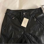Guess Women's Soto Pu Black Faux Leather Skinny Pants NWT Photo 4