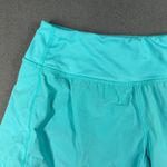 Rae Mode Running Shorts Womens Small Teal Athletic Activewear Gym Pull On Pocket Blue Photo 8