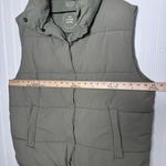 Cotton On  Button Up Mother Puffer Sage Green Vest Jacket Women’s Size L/XL Photo 10