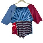El Mismo Sol Colorful Patchwork Half Sleeve Lightweight T Photo 1