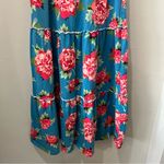 Matilda Jane  Women's No End Maxi Dress Size Small Easter Camp MJC Blue Floral Photo 3