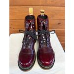 Dr. Martens  1460 Vegan Felix Rub Off boot in the cherry red Sz 7 Photo 5