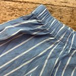 Blue and White Striped Off Photo 1