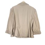 St John Soca Khaki Beige Blazer Stretch Nautical Button Vintage‎ Neutral Size XL Photo 6