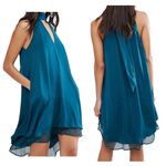 The Jetset Diaries Deep Emerald Imperial Sleeveless Chiffon Mini Dress Small Photo 11