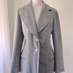 Vintage ‘80s College Town Gray Wool Blend Single Breasted Blazer Size M Photo 0