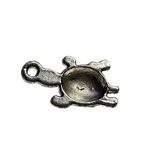Turtle Pendant Silver Tone Charm Bracelet Necklace Jewelry Craft Dangle u b Naut Photo 1