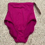 Spanx NWT High Waist Swimsuit Bottoms Berry Pink Sizes 8 and 10 Photo 0