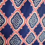 CABANA LIFE SLEEVELESS SHIFT DRESS UPF 50+ ORANGE BLUE GEO PRINT MEDIUM Photo 4