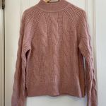 J.Crew Mockneck Cable knit sweater Photo 5