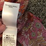 Lucky Brand  Pink floral short sleeve button front collared shirt small Photo 6