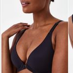Spanx NWT $68  Bra-llelujah Adjustable Plunge Wireless Lift Bra 32D Black Photo 3