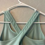 Under Armour blue infinity criss cross back compression sports bra size small Photo 10