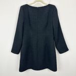 J.Crew  Sophia Scoopneck Dress Tweed Classic Preppy Cocktail Wool Black US 12 NWT Photo 6