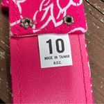 Women’s Coquettecore Feminine Casual Barbiecore Pink Floral 5 Hole Belt|34 Photo 6