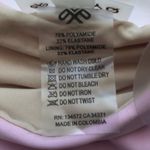 PilyQ NWT  Champagne Pink Basic Ruched Teeny Bikini Photo 5