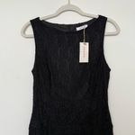 Rihoas boat neck black lace mini dress Size M Photo 1