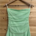 Ruby Rox Y2K  Size Small Tinkerbell Green Strapless Mesh Ruched Strapless Dress Photo 1