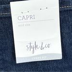 Style & Co Curvy Mid-RIse Curvy Fit Capri's Size 10 NEW WITH TAGS Photo 4