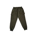 ZARA  Pants Green Casual Pull On Cargo Satin Joggers Size Women's Small Photo 2