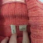 Anthropologie Moth Fireside Marled Pink Coral Oversized Small Photo 3