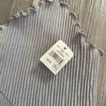 Aerie Seamless Rib Corset Bra Crop Top in Gray size Medium Photo 2