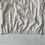 MM.LaFleur Top Womens White Drapped Long Sleeve Blouse Size M Photo 7