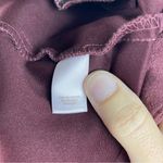 LC Lauren Conrad Solid Brown Full Zip Soft Collared Jacket Women Large Photo 5