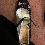 Sam Edelman Black SE Boutique Faux Suede Peep Toe Mary Jane Heels Womens 9 1/2 Photo 10