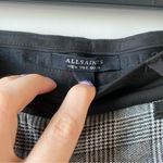 All Saints Bea Check Plaid Trouser Pants 2‎ Grey Photo 5