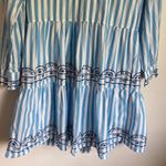Hatley|Striped Long Sleeve Tiered Dress sz small Blue Photo 1