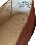 Frye Claire Ballet Flat Leather Cognac Cabrast color brown size 8.5 fits 9 Photo 9