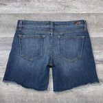 Principle Denim Pathfinder Blue Jean Midi Short Womens 28 Low Rise Button Fly Photo 3