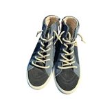 Vintage Havana Vintage Lockwood High Top Havana's Black Suede with Gold Sequin "V" Size 8.5 Photo 4