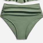 SheIn  Bikini Bottoms High-Waisted Green  Photo 4