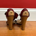 Giuseppe Zanotti  Buckle Burgundy Red Patent Leather Mule size 6.5 Photo 2