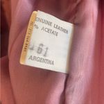 COMINT Genuine Leather Jacket Made in Argentina Size 9/10 Gray Vintage 1980s Photo 8