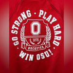 PINK - Victoria's Secret Red Ohio State Zip Up Jacket Photo 3