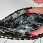 Ted Baker London Crossbody Bag Double Zip Leather Pink Clutch Chain Link Strap Photo 13