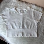 Aerie OFFLINE By Sidewalk Seamless Cropped T-Shirt Size Medium Photo 10