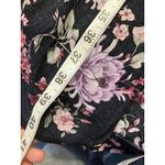 Torrid Shorts Maxi Skirt Size 4 Floral Print Black Purple Red Womens Boho Rayon Photo 10