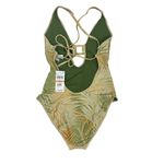 Becca  $158 Women's Printed Bali Hai Bamboo-buckle One-piece Swimsuit‎ S Photo 2