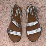 Steve Madden Silver Strappy Sandals Photo 1