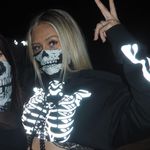 Dolls Kill Skull Cropped Sweatshirt Photo 0