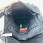 Hobo International Vintage 90s  Crossbody Purse Bag Black Leather Zip Long Strap Photo 5