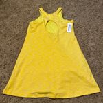 Outdoor Voices  Flow Circle Back Dress in Bright Yellow NWT Photo 1
