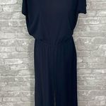 Ralph Lauren Navy Lace Up Jumpsuit Photo 0