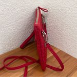 Vera Bradley Red Quilted Flat Wristlet Crossbody Bag 9”X 6.5” Photo 1