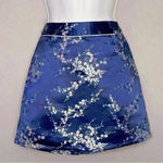 Forever 21  Blue Oriental Mini Skirt (514) Photo 0