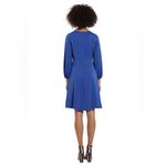 Maggy London  Royal Blue Long Sleeve Dress Photo 2